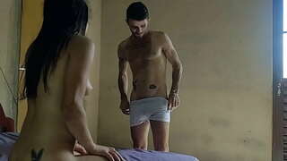 Novinha Lalla Potira ມຮັບຜິດຊອ gostoso ສໍາ Betosmoke ອີໃຫຍ່ Bambu