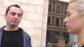 HUNT4K. Babe yi-abagulayo ka-lover kwaye lugqiba ukuba wabelane ngesondo kunye stranger